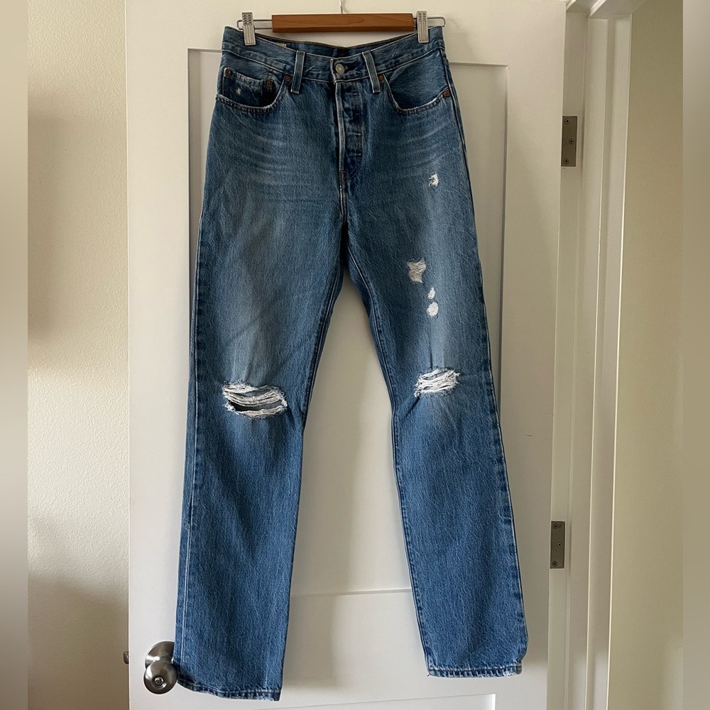 Levi's Classic Blue Denim Jeans